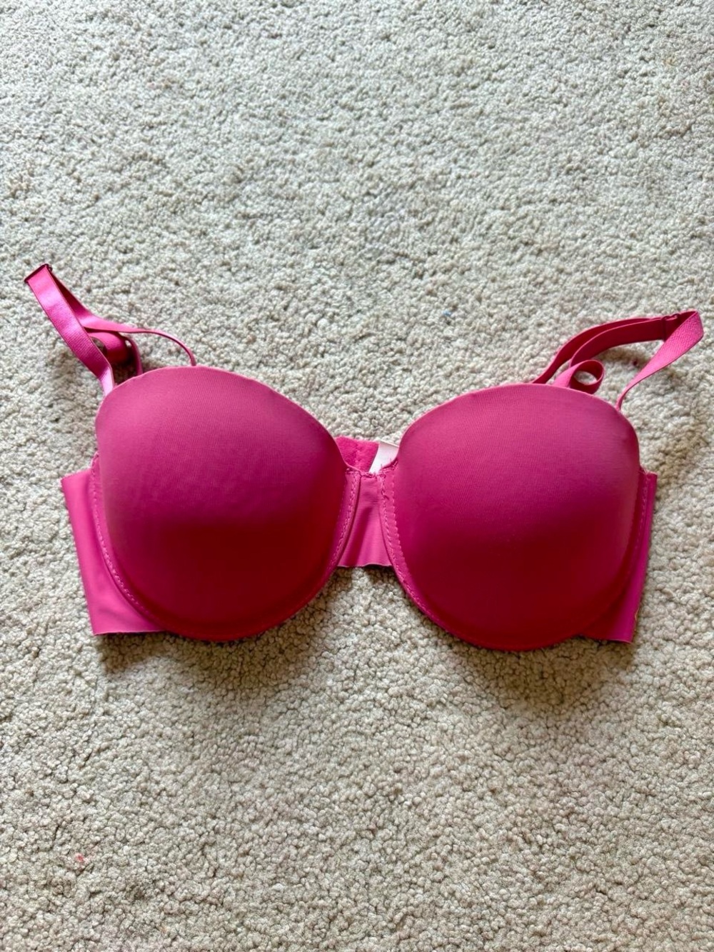 Women’s Strapless Convertible Bras - Black and Hot Pink - Picture 4 of 8